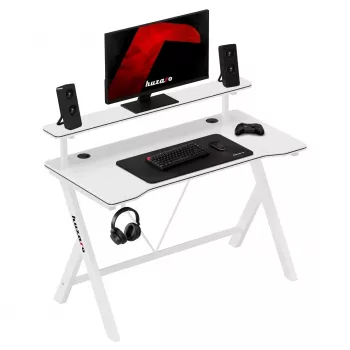 Biurko gamingowe Huzaro Hero 1.9 Biały