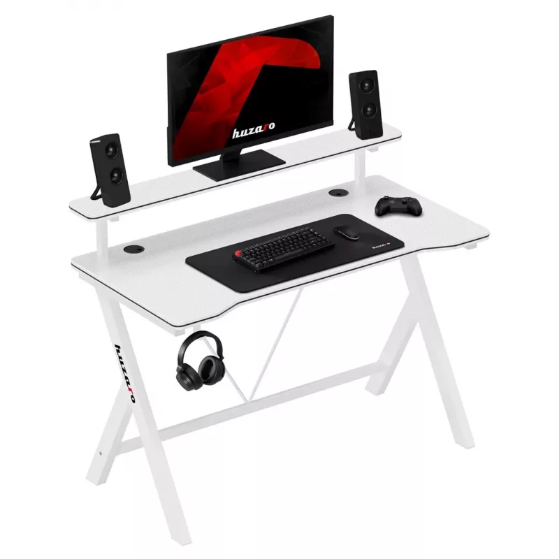 Biurko gamingowe Huzaro Hero 1.9 Biały