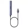 Koncentrator USB Unitek H1208CGY01 — 4-portowy USB 3.0 (5 Gb/s), wstecznie kompatybilny z USB 2.0, aluminium
