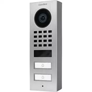 Videodomofon door bird D1102V V4A stal nierdzewna z 2 przyciskami wywołania