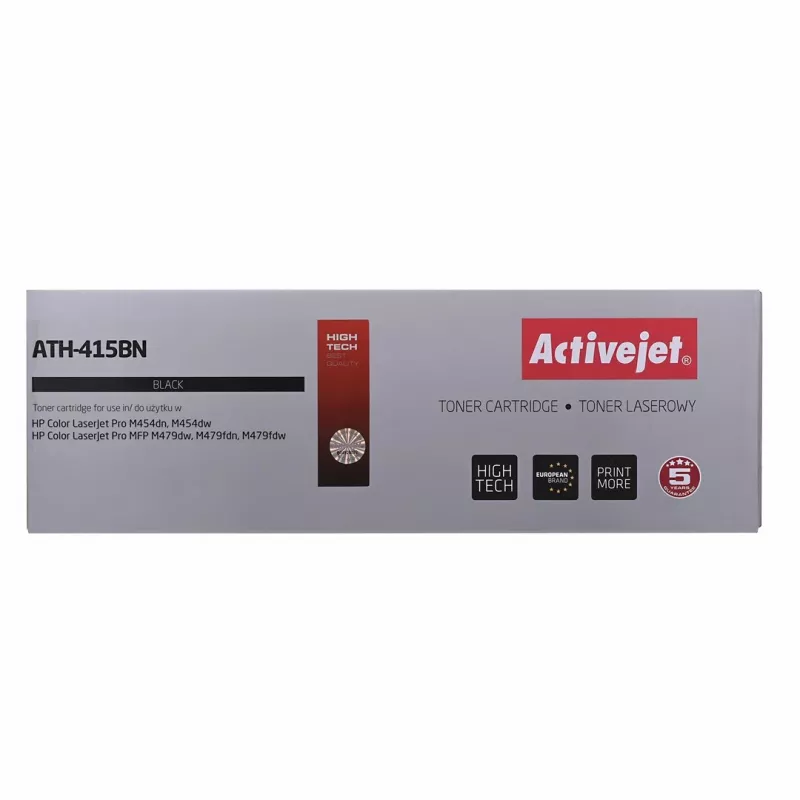 Activejet ATH-415BN Toner (zamiennik do HP 415A W2030A; Supreme; 2 400 stron; czarny) z chipem