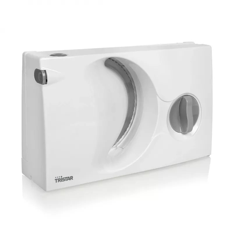 Elektryczna krajalnica Tristar EM-2098 150W Biała Grubość plastra 1.5cm
