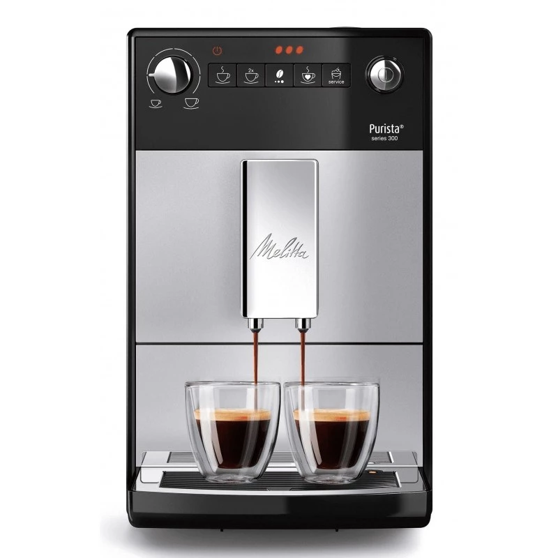 Melitta Purista Series 300 F23/0-101 ekspres do kawy z młynkiem - Srebrny