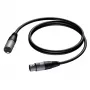 Kabel XLR MĘSKI-XLR ŻEŃSKI 1M