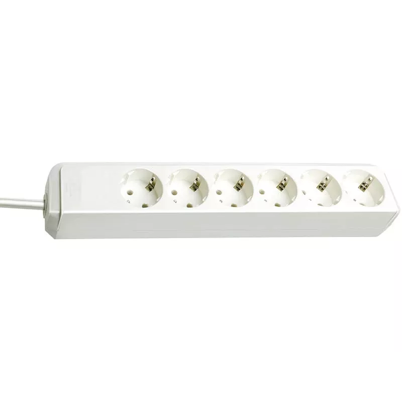 Listwa zasilająca brennenstuhl Eco-Line, 6-gniazdowa, biała (1159420015)