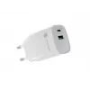 Przewodowa ładowarka do urządzeń mobilnych NATEC NUC-2140, 30W, USB-C PD 3.0 + USB-A, Samsung AFC, Biała