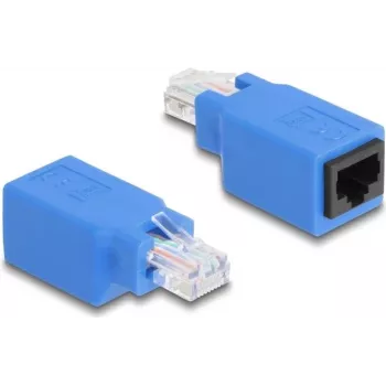 adapter złącza złącza DeLOCK 64803 RJ45 niebieski