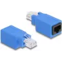adapter złącza złącza DeLOCK 64803 RJ45 niebieski