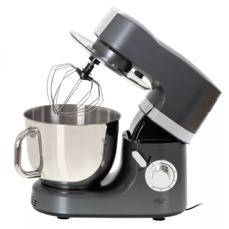 Robot kuchenny Adler AD 4221 — misa ze stali nierdzewnej 7 L, 1200 W, 6 prędkości, obrót planetarny