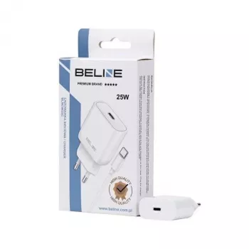 Ładowarka 25W USB-C + kabel USB-C, biała