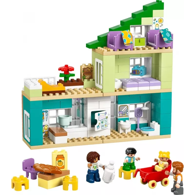 LEGO DUPLO 10470 3 w 1 Nowoczesny Dom Rodzinny z Figurkami