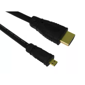 Kabel HDMI SBOX HDMI-MICRO/R 1.4 2 m — micro HDMI do HDMI, wersja 1.4, długość 2 metry