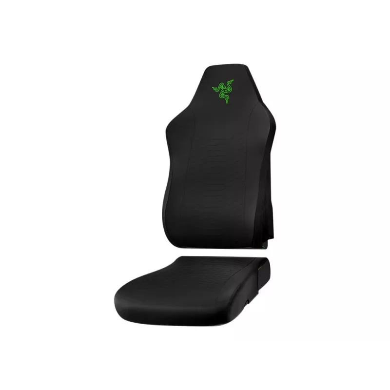 Pokrowce na krzesło gamingowe Razer RC81-04430100-R3M1 — czarne z zielonymi akcentami, zapasowe pokrowce materiałowe