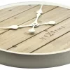 NeXtime klok 3134wi Plank, Ø50 cm, Ściana, Biały
