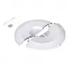 Elektryczny grzejnik ceramiczny NOVEEN PTC3000, 2000 W (min. 1200 W), wyświetlacz LED, timer, pilot, oscylacja, biały