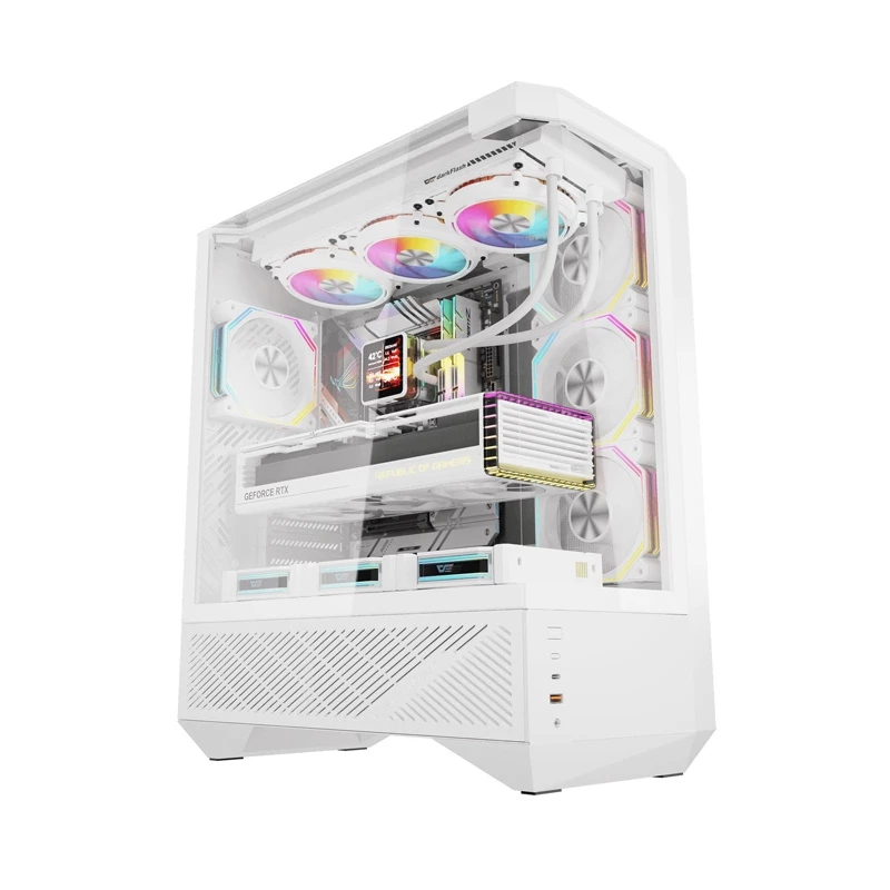 Obudowa komputerowa Darkflash DY460 ATX biała