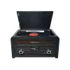 Gramofon muse MT-115 W — czarny/złoty, 33-45-78 obr./min, ramię w kształcie litery J, pokrętło głośności, 240 V AC
