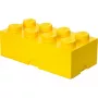 Room Copenhagen LEGO STORAGE BRICK 8 żółty polipropylen 500x250x180mm