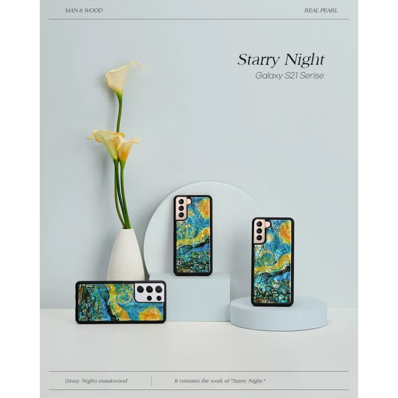 Etui ochronne iKins do Samsung Galaxy S21+ — starry night Czarny