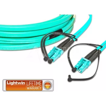 Kabel światłowodowy Lightwin LDP-50 LC-LC 5.0 OM3 FD 5 m w kolorze aqua (LDP-50 LC-LC 5.0 OM3 FD)