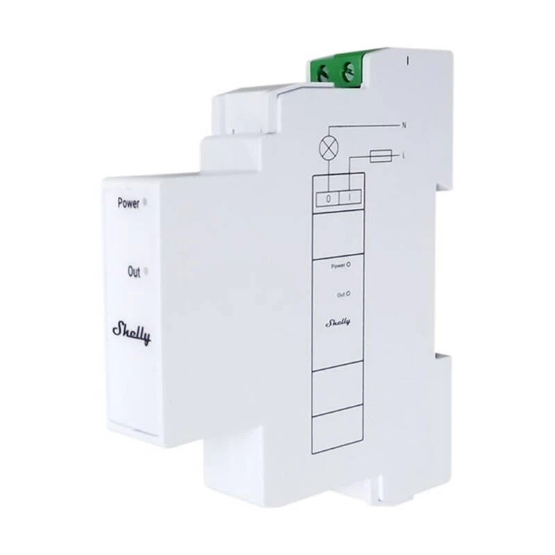 Miernik energii Shelly Pro 3EM 3-fazowe urządzenie monitorujące Wi‑Fi do pomiaru zużycia energii elektrycznej i zarządzania obciążeniem