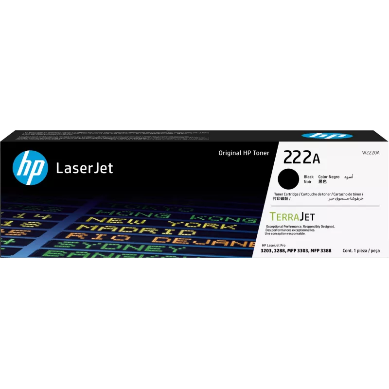 Toner HP 222A czarny oryginalny Laserjet W2220A 1500 stron Czarny