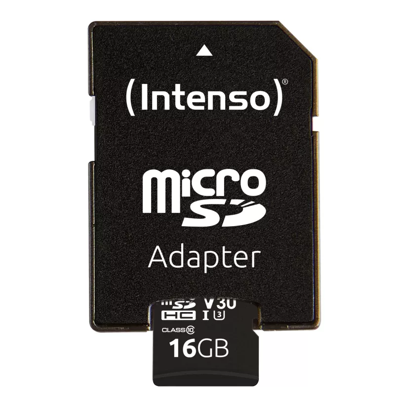 Karta pamięci microSDHC 16 GB Class 10 z adapterem 3433470 Intenso