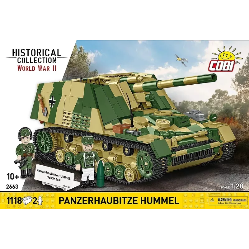 Zestaw konstrukcyjny Cobi Panzehaubitze Hummel 1118 elementów model do składania
