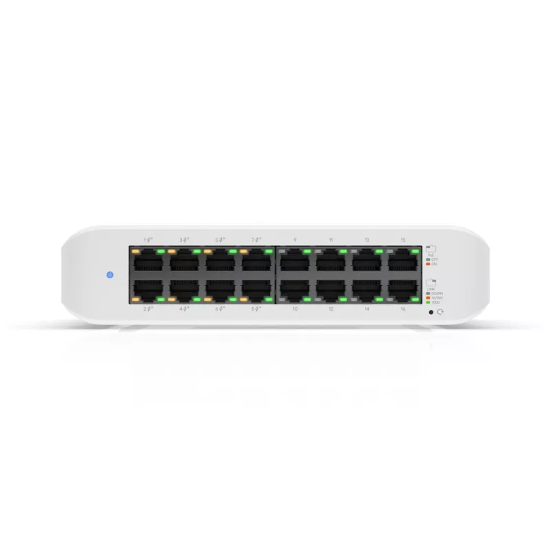 Przełącznik Ubiquiti UniFi Switch Lite 16 PoE L2 Gigabit Ethernet (10/100/1000) Power over Ethernet (PoE) Biały