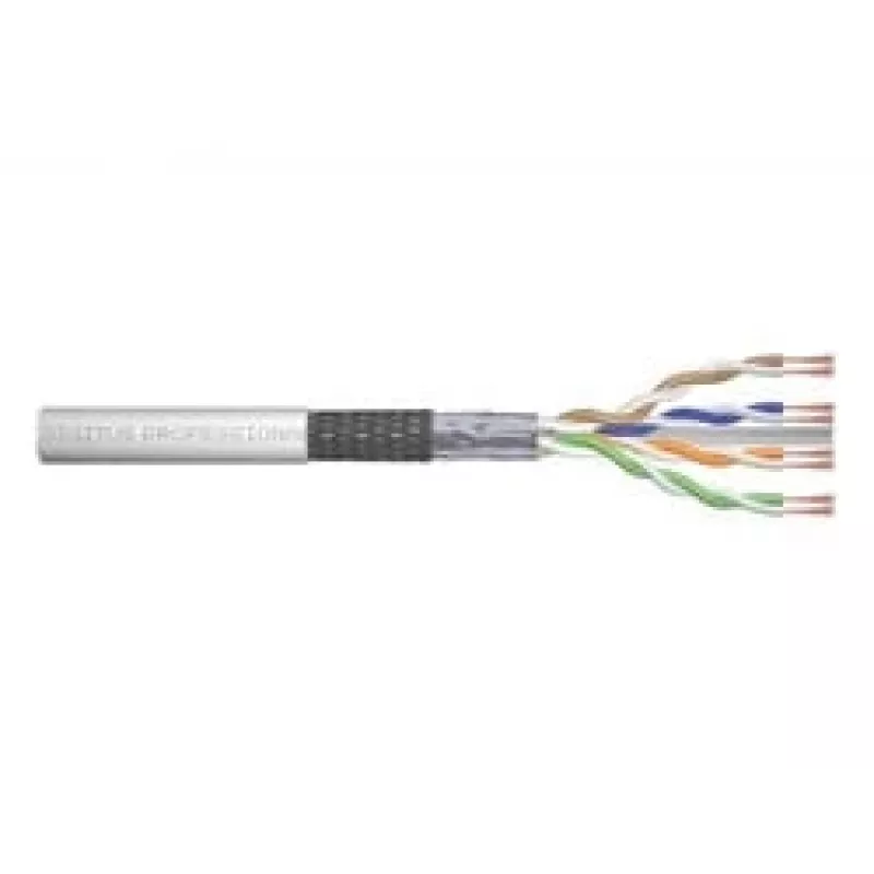 Kabel sieciowy Digitus CAT 6 SF/UTP skrętka patchcord surowy 305 m szary