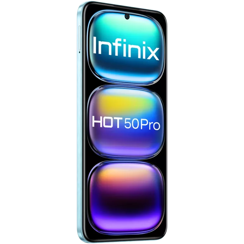 Smartfon Infinix HOT 50 PRO 6,78 cala 256 GB Jasnoniebieski