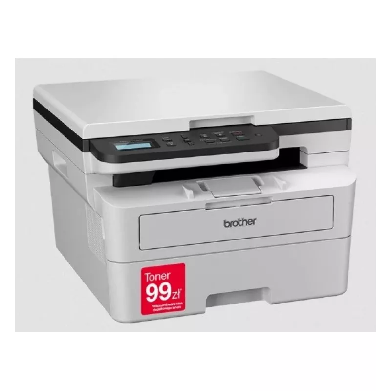 Wielofunkcyjna drukarka laserowa Brother DCP-B7600D — monochromatyczna, 34 str./min, duplex, 256 MB, USB 2.0, A4