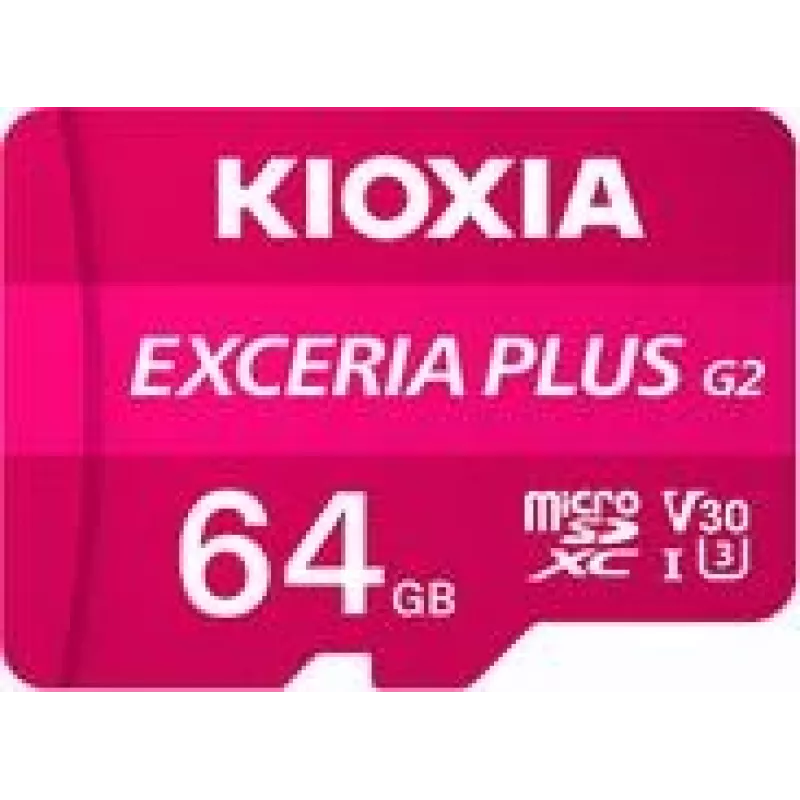 Karta flash Kioxia 64GB MicroSDXC UHS-I EXCERIA PLUS G2