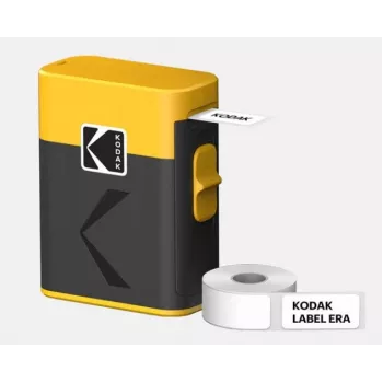 Drukarka etykiet Kodak Label ERA M50 Bluetooth do etykiet 14 mm z żółtym rolką