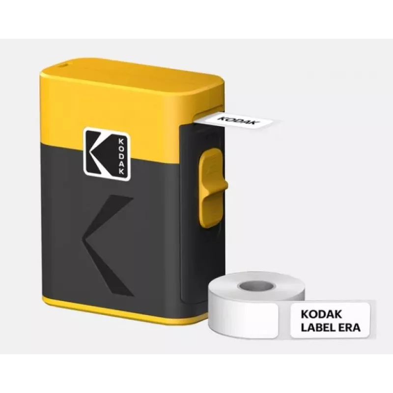 Drukarka etykiet Kodak Label ERA M50 Bluetooth do etykiet 14 mm z żółtym rolką