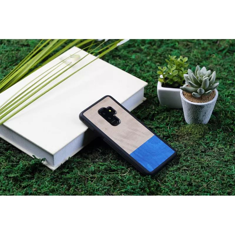 Etui na smartfona man and wood do Galaxy S9 Plus — dove Czarny