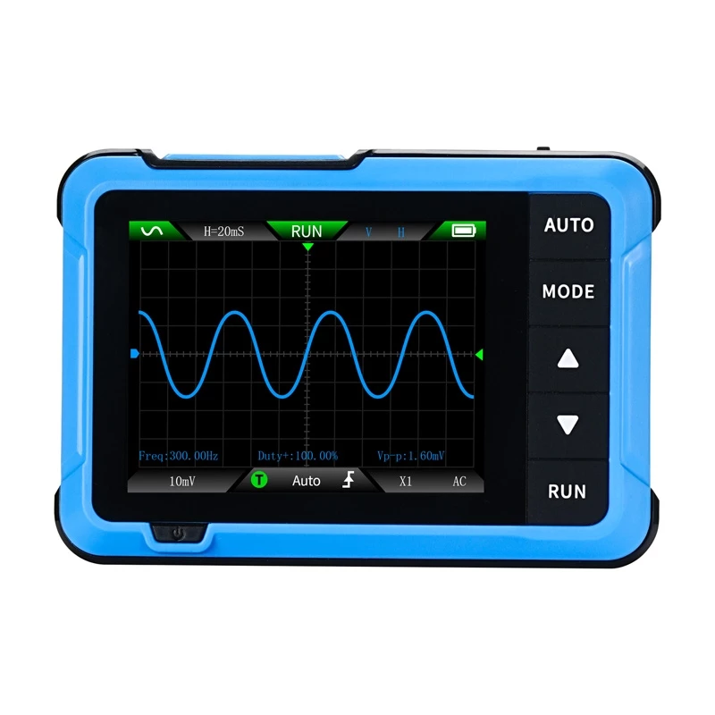 Przenośny 2-w-1 mini oscyloskop i generator sygnałowy Fnirsi DSO510 — pasmo 100 MHz, częstotliwość próbkowania 1 GS/s