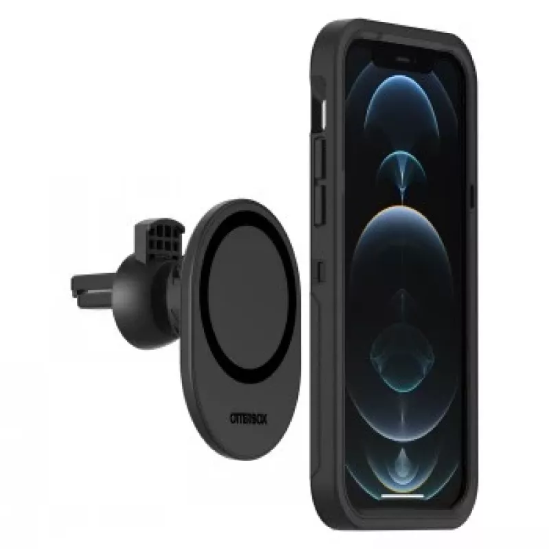 OtterBox - Uchwyt samochodowy do telefonu - do MagSafe - Czarny - do Apple iPhone 12, 12 mini, 12 Pro, 12 Pro Max