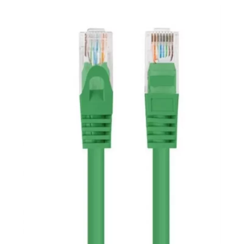 Patchcord cat.5e UTP 1m zielony 10-pack PCU5-20CC-01