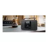 Przenośne radio muse M-091 R — FM/AM, wyświetlacz LCD, zasilanie sieciowe lub baterie AA/D, pokrętło głośności, 1,1 kg, czarny