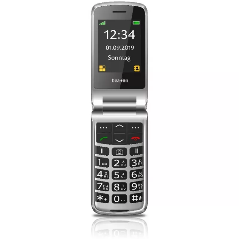 Bea-fon SL495 Senior Mobile Phone (bez zasilacza) - czarno-srebrny