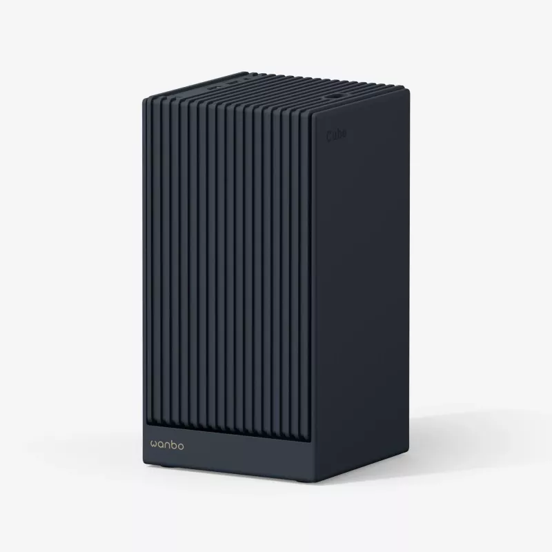 Przenośny projektor LCD WANBO Cube 2 Pro — 500 ANSI lumenów, 1080p (1920x1080), LED, autofokus, Android TV, zoom 1.2:1, 8 W, czarny