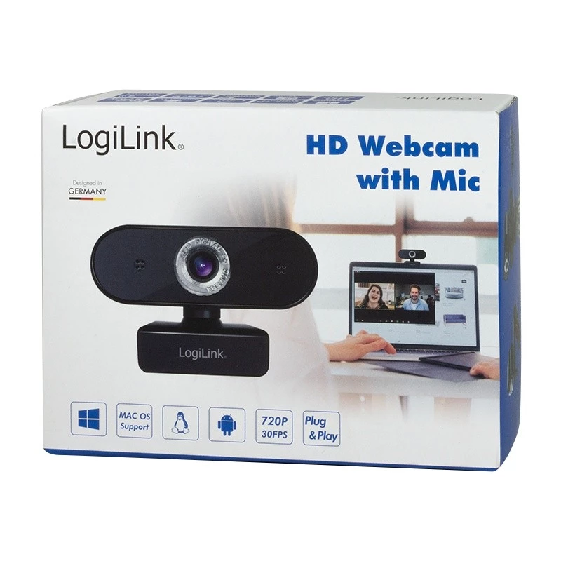 Kamera internetowa LogiLink UA0368 1280 x 720 pikseli