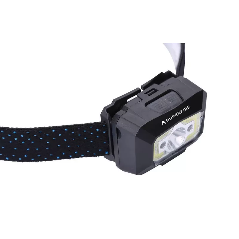 Latarka czołowa Superfire X30, 340 lm, USB, 5 trybów, 130 m