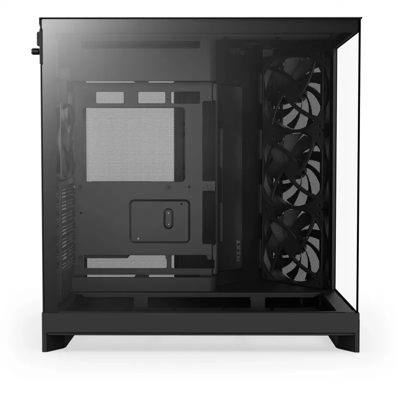 NZXT H9 Air Flow (2025) Duża, dwukomorowa obudowa typu Mid Tower - Czarny