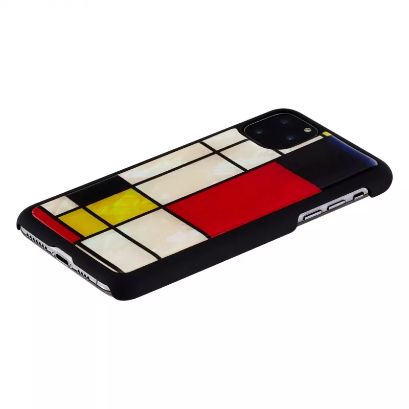 etui na smartfona iKins for iPhone 11 Pro Max — Mondrian Czarny protective cover