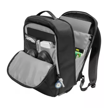 Plecak na laptopa Tomtoc Explorer-T60 (czarny) — komora ochronna na laptopy do 15,6 cala, tkanina wodoodporna, wyściełane paski