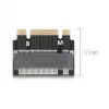 DELOCK 64342 Wewnętrzny adapter M.2 Interfejs hosta M.2 Męski Czarny