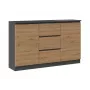 2D3S komoda 120x30x75 cm, antracyt/artisan