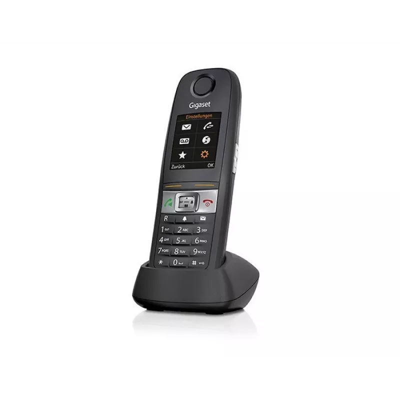 Słuchawka telefoniczna DECT Gigaset E630HX z identyfikacją rozmówcy, czarna